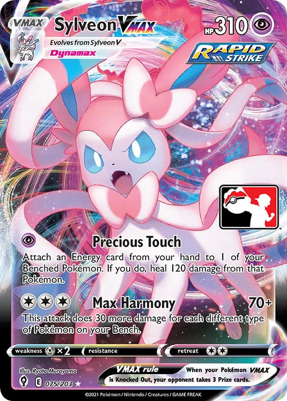 Sylveon VMAX (075/203) [Prize Pack Series One] | Game Master's Emporium (The New GME)