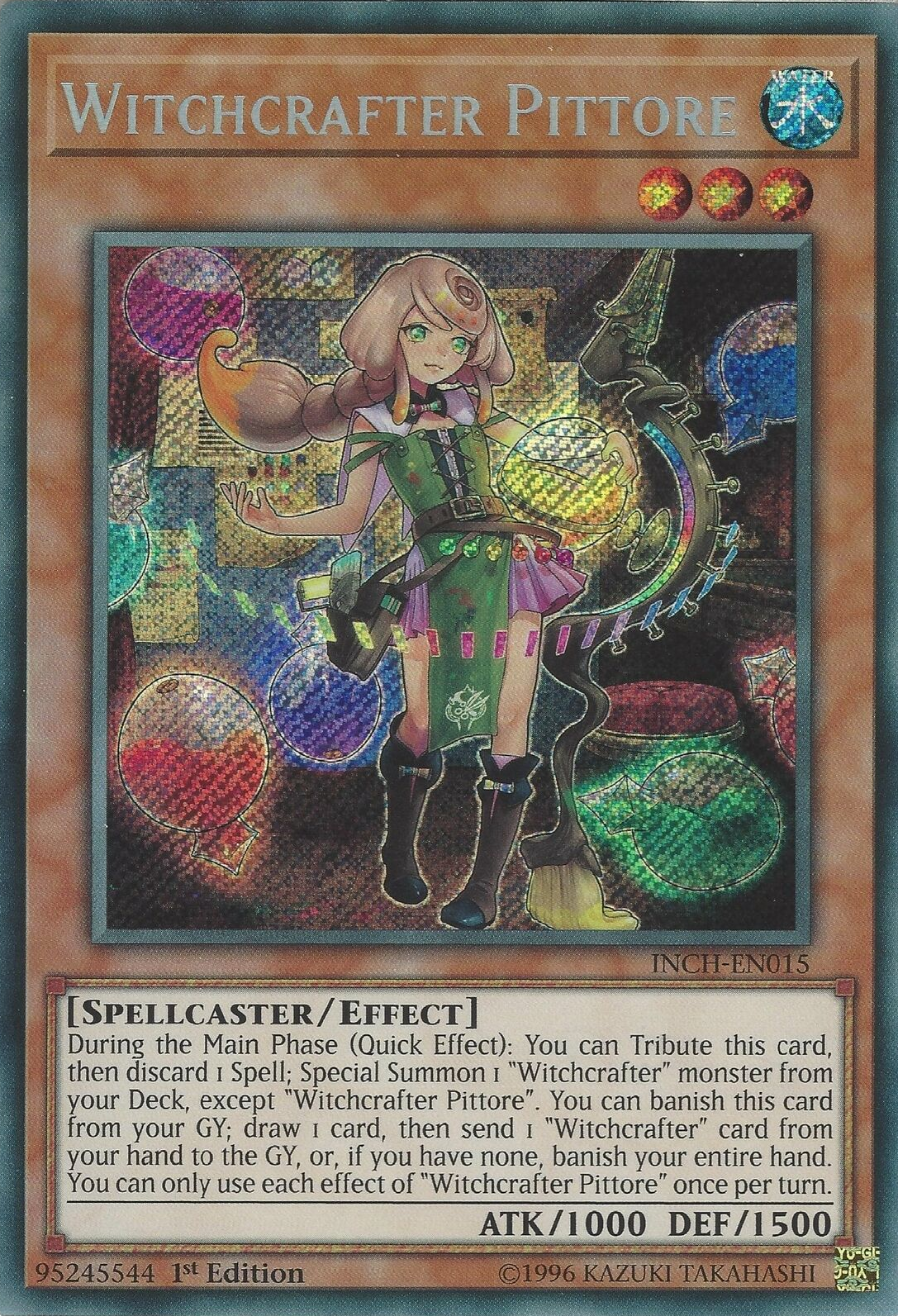 Witchcrafter Pittore [INCH-EN015] Secret Rare | Game Master's Emporium (The New GME)