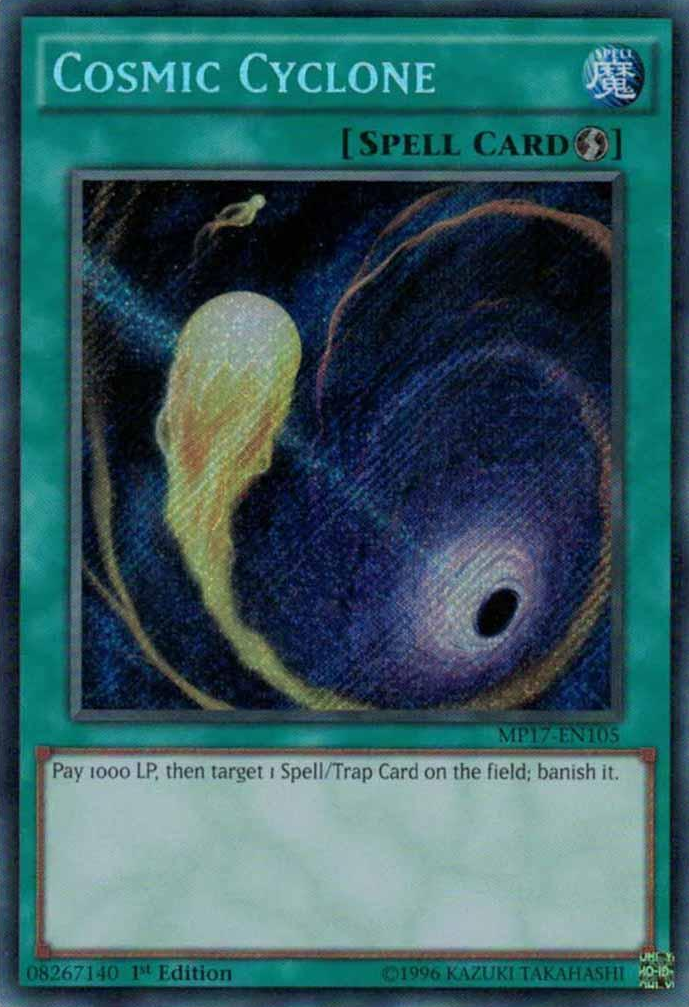 Cosmic Cyclone [MP17-EN105] Secret Rare | Game Master's Emporium (The New GME)