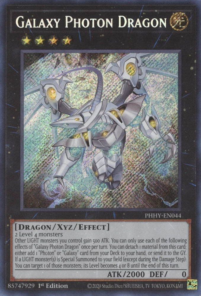 Galaxy Photon Dragon [PHHY-EN044] Secret Rare | Game Master's Emporium (The New GME)