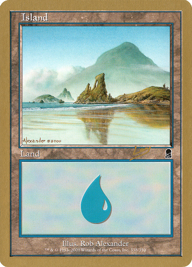 Island (rl338) (Raphael Levy) [World Championship Decks 2002] | Game Master's Emporium (The New GME)