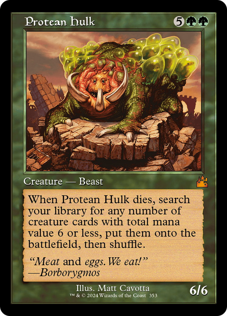 Protean Hulk (Retro Frame) [Ravnica Remastered] | Game Master's Emporium (The New GME)
