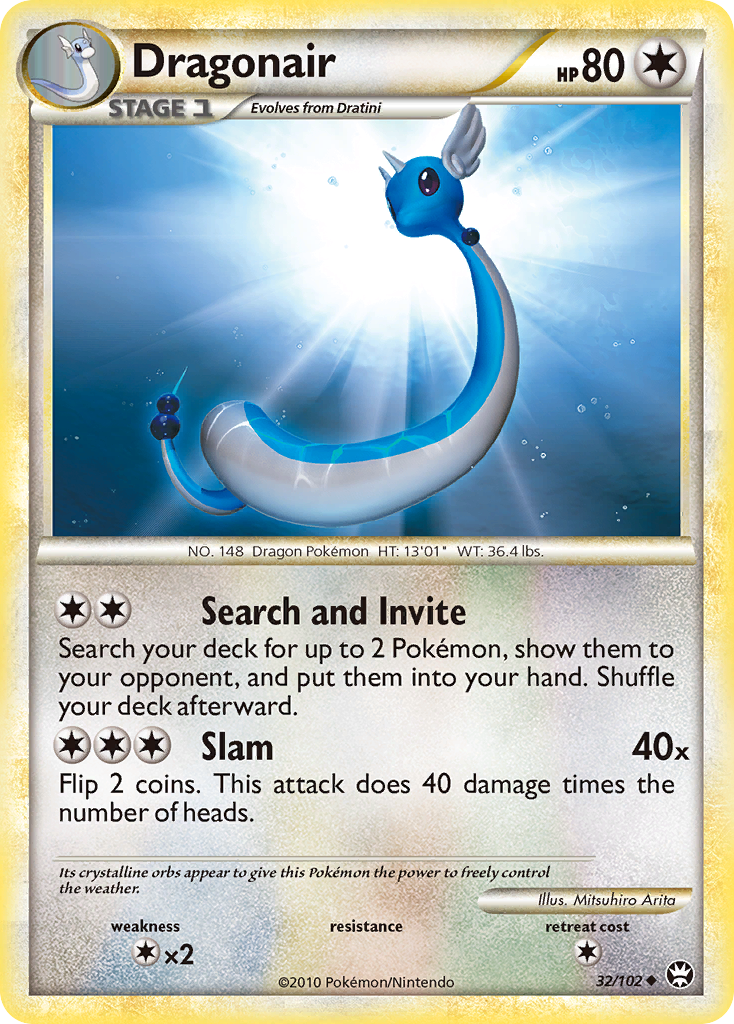 Dragonair (32/102) [HeartGold & SoulSilver: Triumphant] | Game Master's Emporium (The New GME)