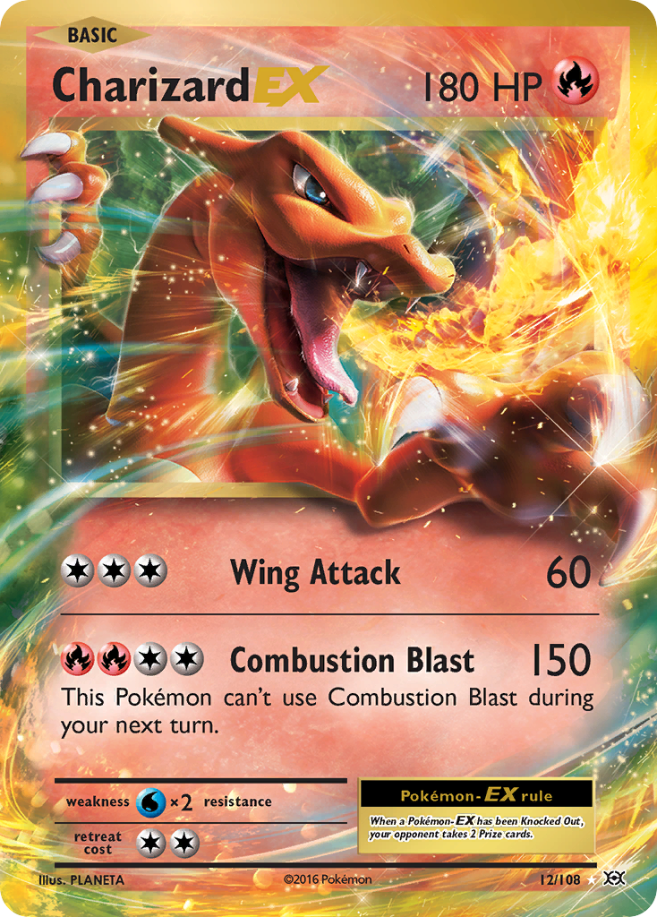 Charizard EX (12/108) [XY: Evolutions] | Game Master's Emporium (The New GME)