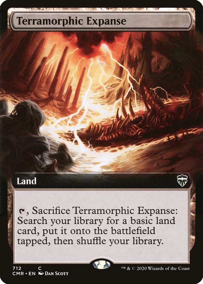 Terramorphic Expanse (Extended Art) [Commander Legends] | Game Master's Emporium (The New GME)