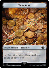 Treasure // Food (0022) Double-Sided Token (Surge Foil) [The Lord of the Rings: Tales of Middle-Earth Tokens] | Game Master's Emporium (The New GME)
