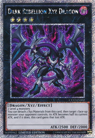 Dark Rebellion Xyz Dragon [CT12-EN002] Secret Rare | Game Master's Emporium (The New GME)