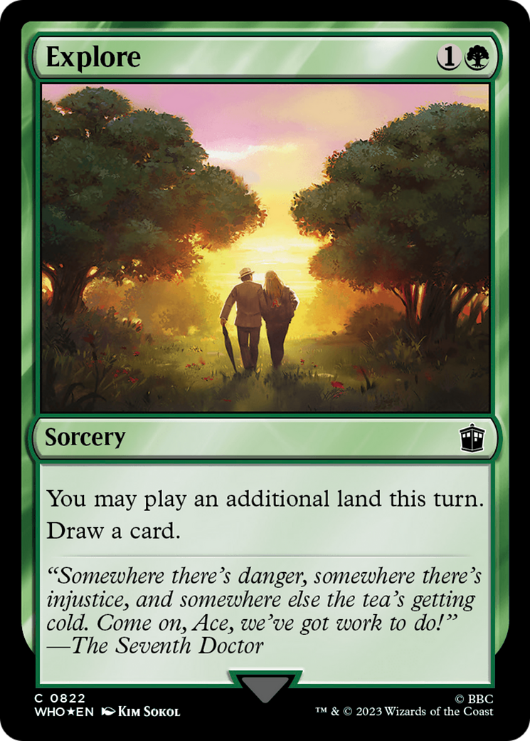 Explore (Surge Foil) [Doctor Who] | Game Master's Emporium (The New GME)