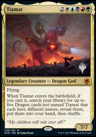 Tiamat (Promo Pack) [Dungeons & Dragons: Adventures in the Forgotten Realms Promos] | Game Master's Emporium (The New GME)