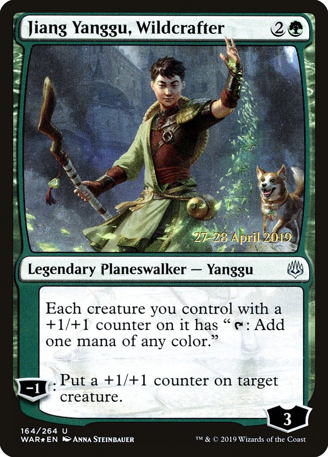 Jiang Yanggu, Wildcrafter [War of the Spark Prerelease Promos] | Game Master's Emporium (The New GME)