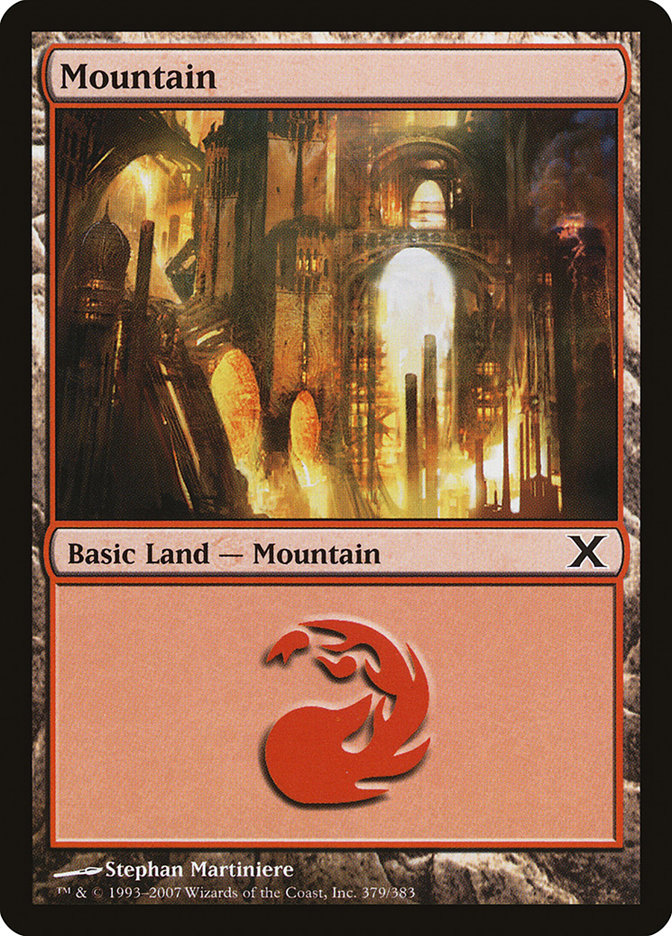 Mountain (379) [Tenth Edition] | Game Master's Emporium (The New GME)
