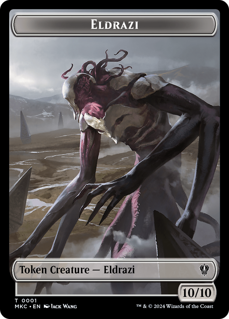 Eldrazi // Tiny Double-Sided Token [Murders at Karlov Manor Commander Tokens] | Game Master's Emporium (The New GME)