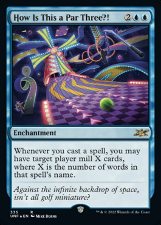 How Is This a Par Three?! (Galaxy Foil) [Unfinity] | Game Master's Emporium (The New GME)