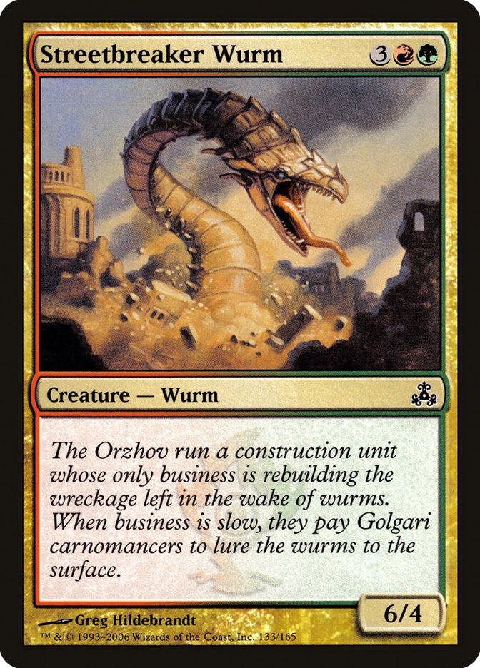 Streetbreaker Wurm [Guildpact] | Game Master's Emporium (The New GME)