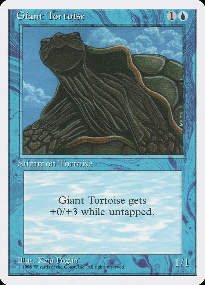 Giant Tortoise [Fourth Edition] | Game Master's Emporium (The New GME)