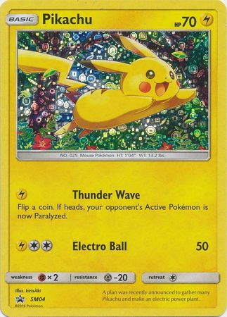 Pikachu (SM04) (General Mills Promo) [Sun & Moon: Black Star Promos] | Game Master's Emporium (The New GME)