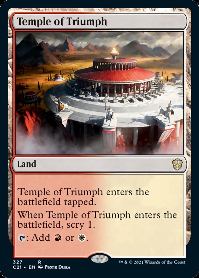 Temple of Triumph [Commander 2021] | Game Master's Emporium (The New GME)
