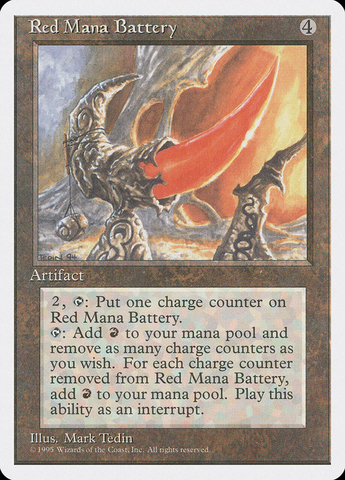 Red Mana Battery [Fourth Edition] | Game Master's Emporium (The New GME)