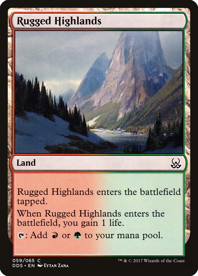 Rugged Highlands [Duel Decks: Mind vs. Might] | Game Master's Emporium (The New GME)