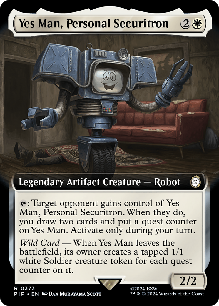 Yes Man, Personal Securitron (Extended Art) [Fallout] | Game Master's Emporium (The New GME)