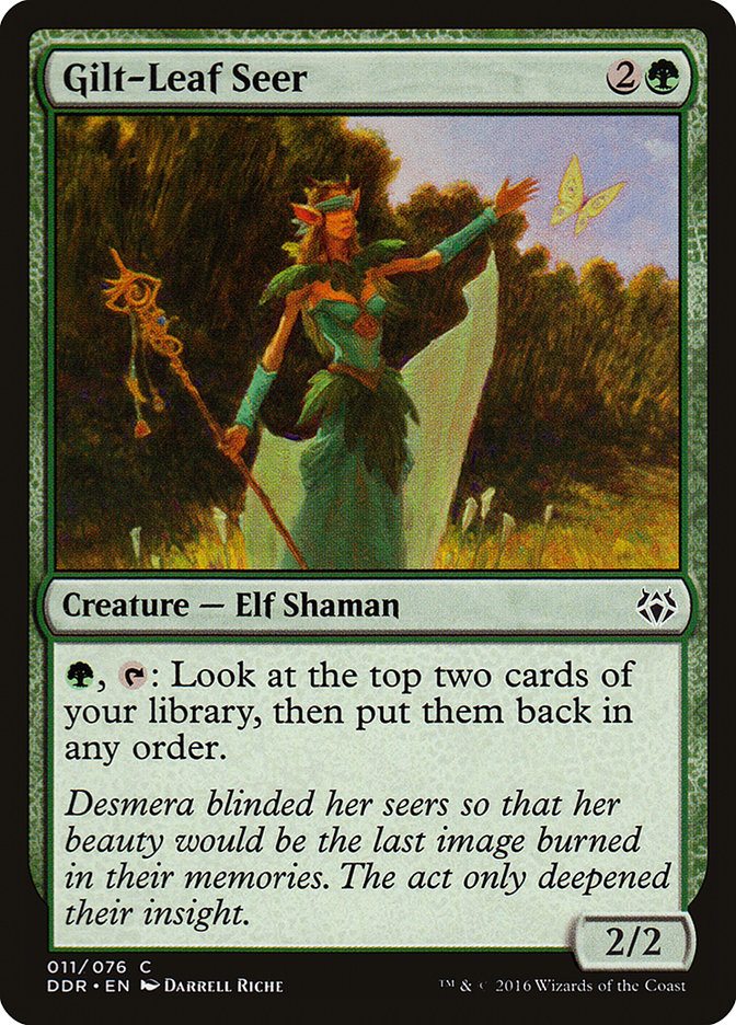 Gilt-Leaf Seer [Duel Decks: Nissa vs. Ob Nixilis] | Game Master's Emporium (The New GME)