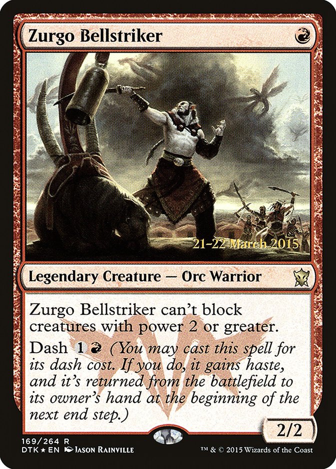 Zurgo Bellstriker [Dragons of Tarkir Prerelease Promos] | Game Master's Emporium (The New GME)