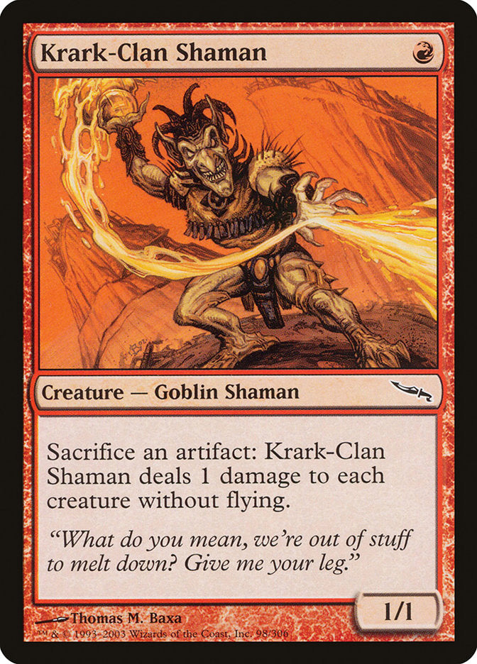 Krark-Clan Shaman [Mirrodin] | Game Master's Emporium (The New GME)