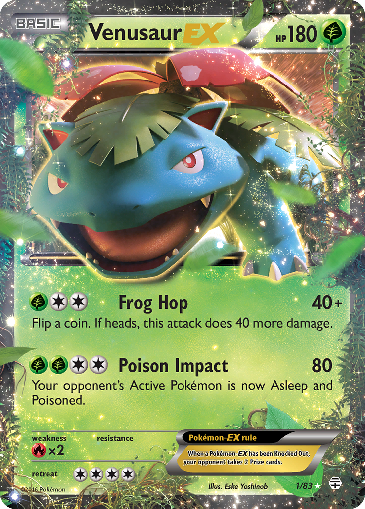 Venusaur EX (1/83) [XY: Generations] | Game Master's Emporium (The New GME)