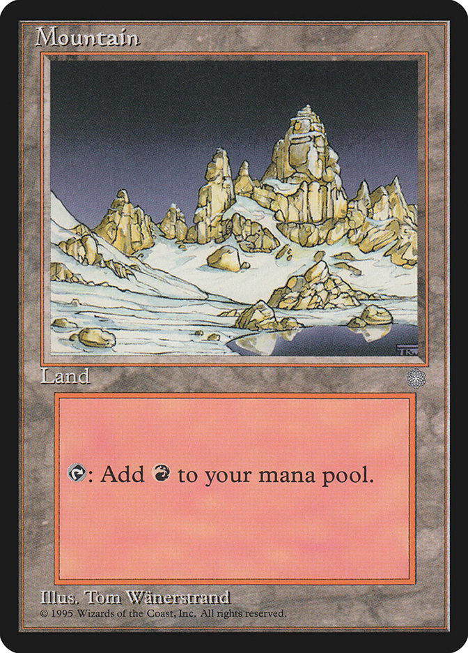 Mountain (No Trees / Signature on Right) [Ice Age] | Game Master's Emporium (The New GME)