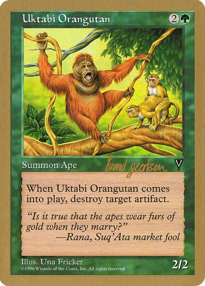 Uktabi Orangutan (Svend Geertsen) (SB) [World Championship Decks 1997] | Game Master's Emporium (The New GME)
