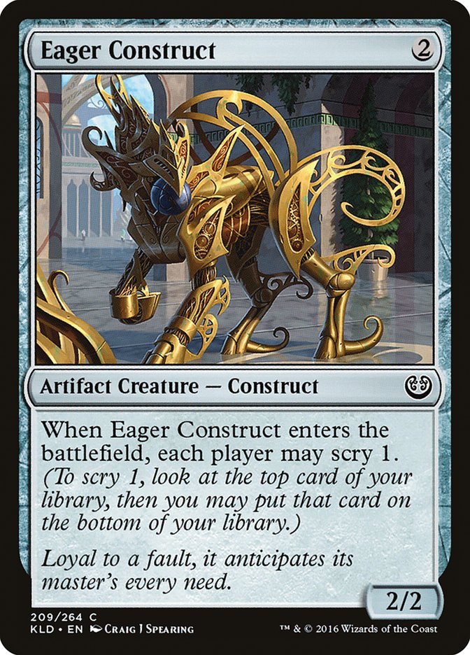 Eager Construct [Kaladesh] | Game Master's Emporium (The New GME)