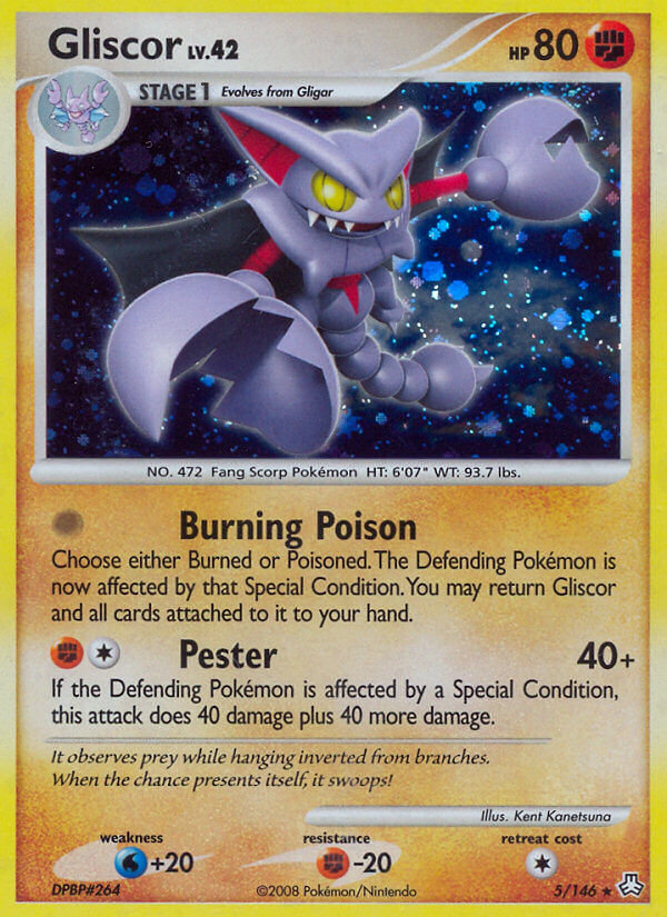 Gliscor (5/146) (Theme Deck Exclusive) [Diamond & Pearl: Legends Awakened] | Game Master's Emporium (The New GME)