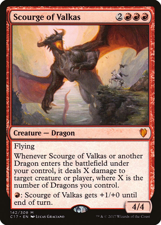 Scourge of Valkas [Commander 2017] | Game Master's Emporium (The New GME)