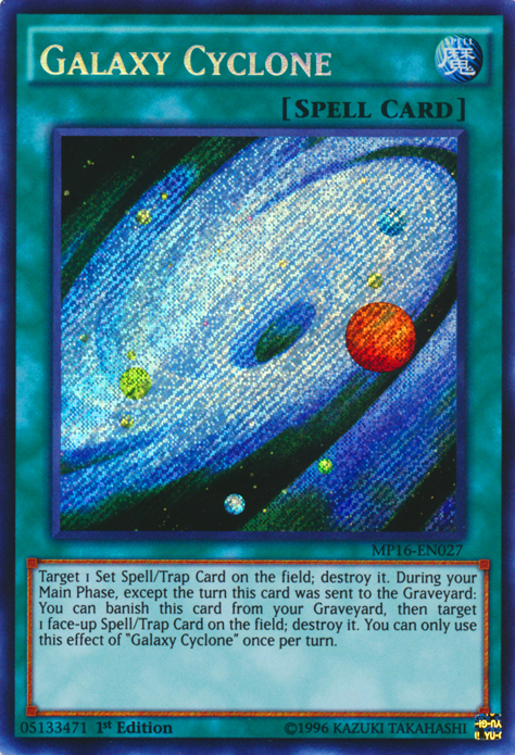 Galaxy Cyclone [MP16-EN027] Secret Rare | Game Master's Emporium (The New GME)