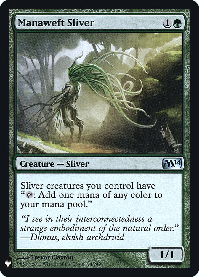 Manaweft Sliver [Mystery Booster] | Game Master's Emporium (The New GME)