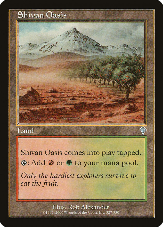 Shivan Oasis [Invasion] | Game Master's Emporium (The New GME)
