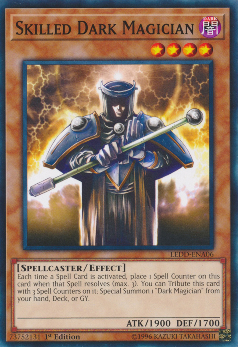 Skilled Dark Magician [LEDD-ENA06] Common | Game Master's Emporium (The New GME)