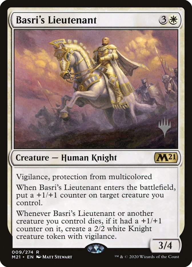 Basri's Lieutenant (Promo Pack) [Core Set 2021 Promos] | Game Master's Emporium (The New GME)