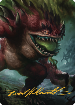 Hezrou Art Card (Gold-Stamped Signature) [Commander Legends: Battle for Baldur's Gate Art Series] | Game Master's Emporium (The New GME)
