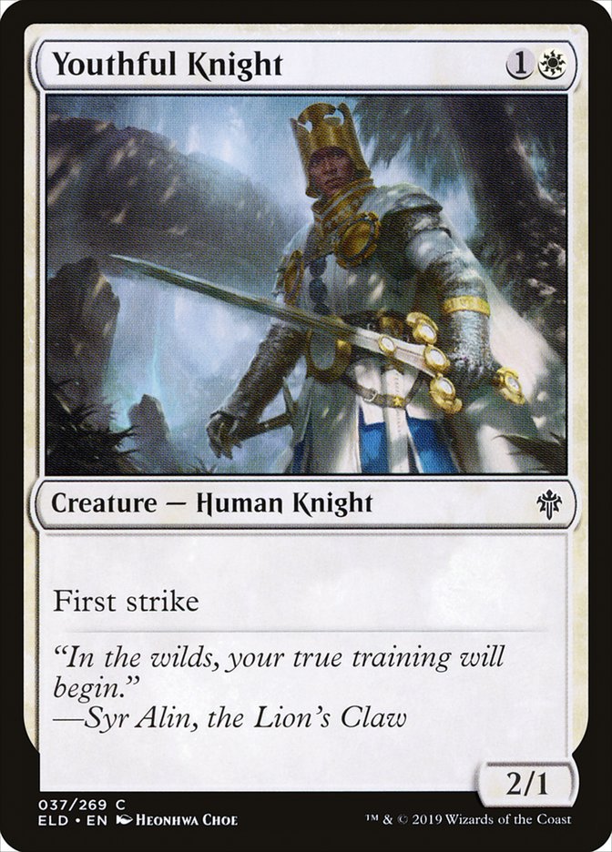 Youthful Knight [Throne of Eldraine] | Game Master's Emporium (The New GME)