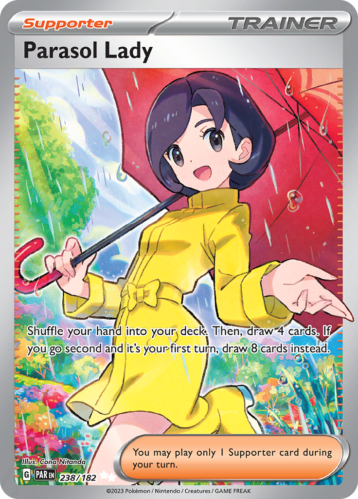 Parasol Lady (238/182) [Scarlet & Violet: Paradox Rift] | Game Master's Emporium (The New GME)