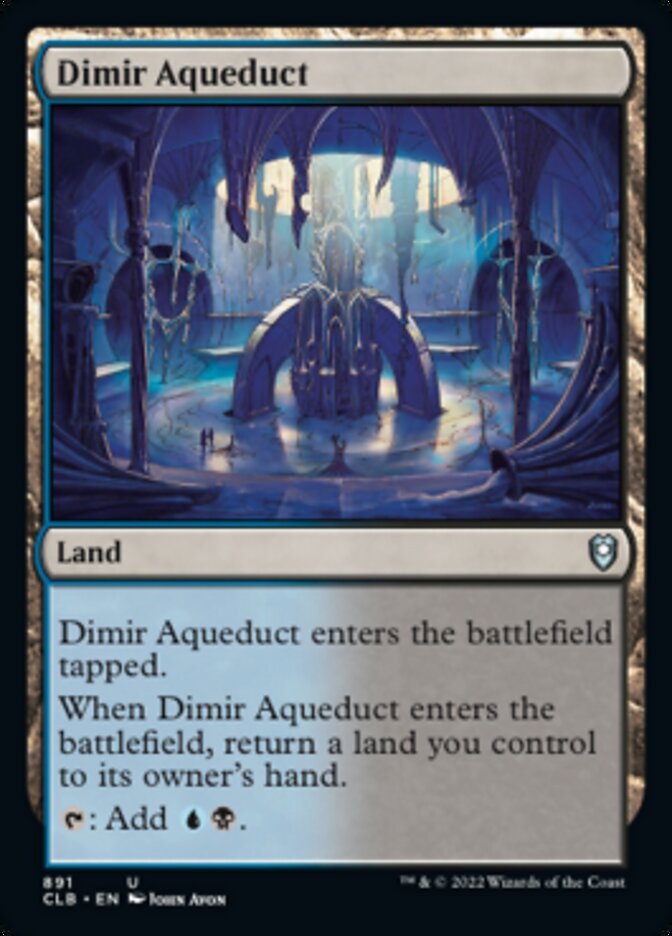 Dimir Aqueduct [Commander Legends: Battle for Baldur's Gate] | Game Master's Emporium (The New GME)