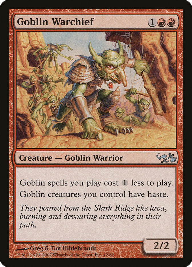 Goblin Warchief [Duel Decks: Elves vs. Goblins] | Game Master's Emporium (The New GME)