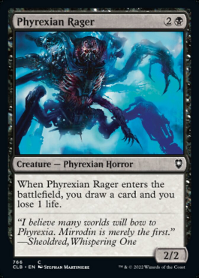 Phyrexian Rager [Commander Legends: Battle for Baldur's Gate] | Game Master's Emporium (The New GME)