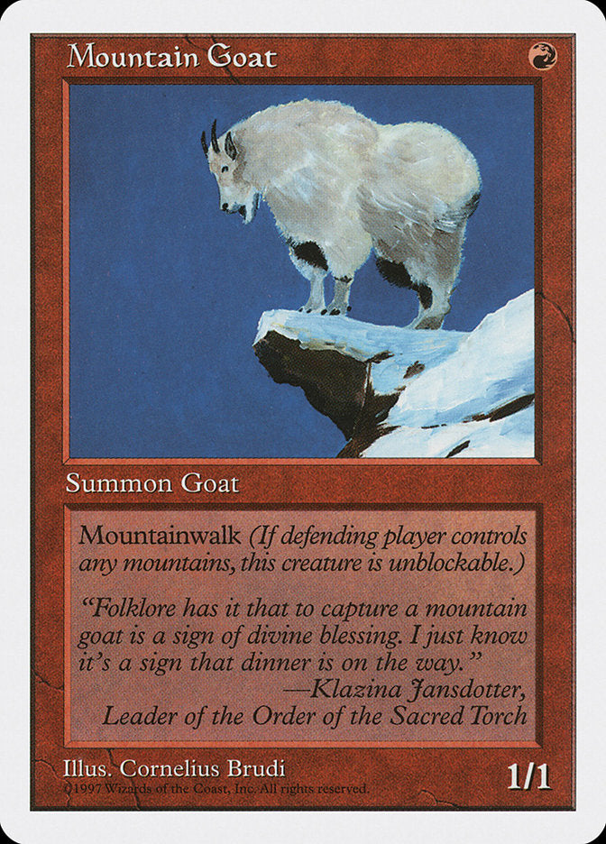 Mountain Goat [Fifth Edition] | Game Master's Emporium (The New GME)
