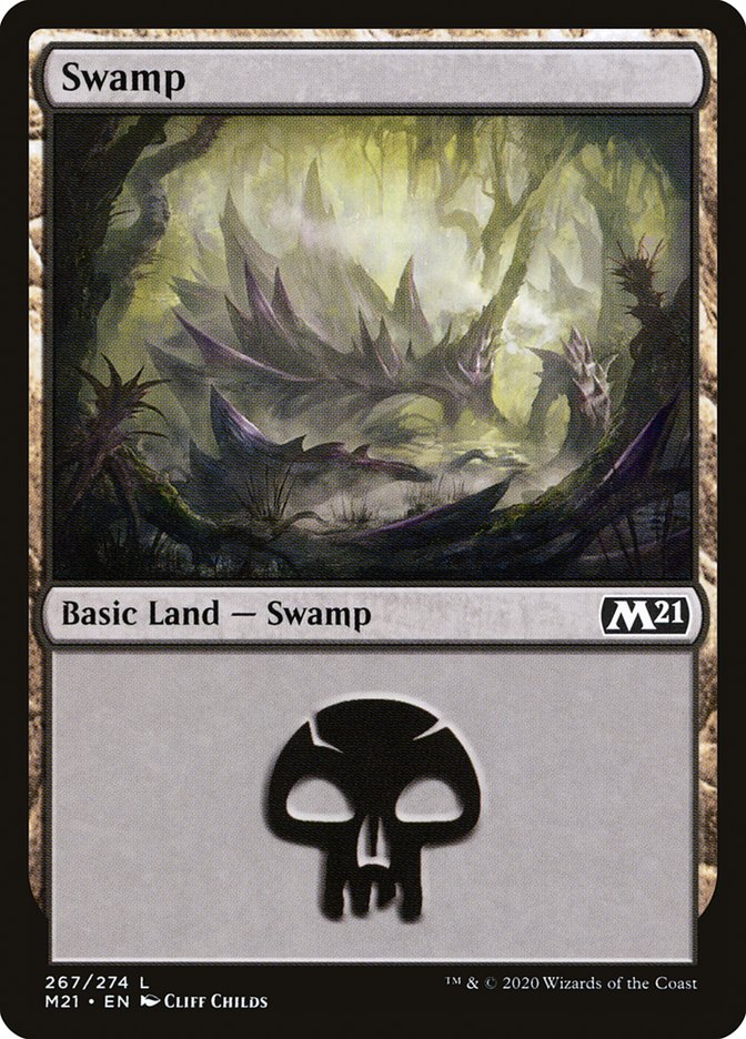 Swamp (267) [Core Set 2021] | Game Master's Emporium (The New GME)