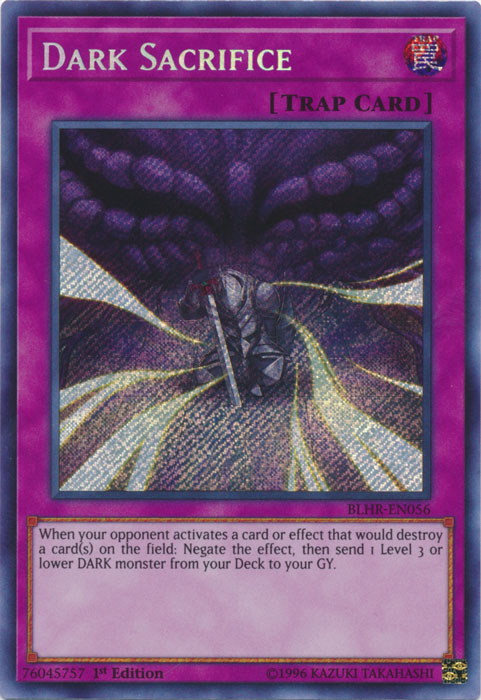 Dark Sacrifice [BLHR-EN056] Secret Rare | Game Master's Emporium (The New GME)