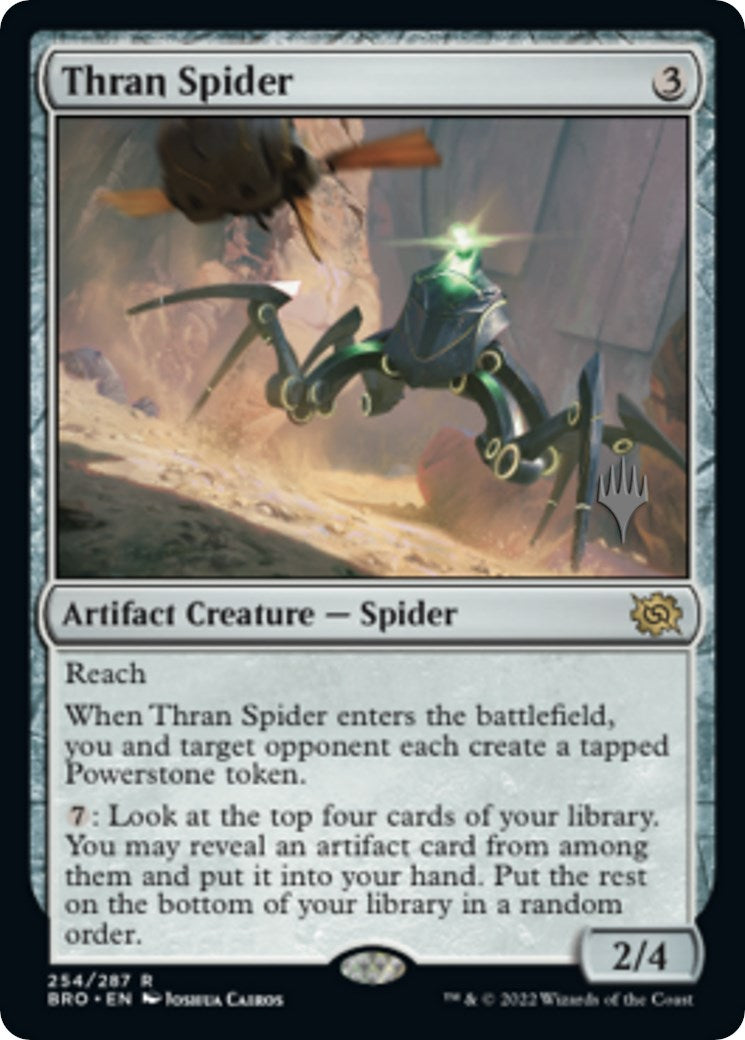 Thran Spider (Promo Pack) [The Brothers' War Promos] | Game Master's Emporium (The New GME)