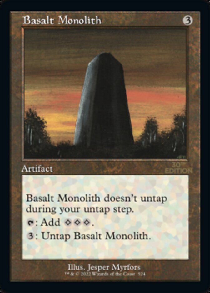 Basalt Monolith (Retro) [30th Anniversary Edition] | Game Master's Emporium (The New GME)
