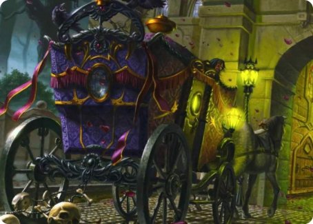 Honeymoon Hearse Art Card [Innistrad: Crimson Vow Art Series] | Game Master's Emporium (The New GME)